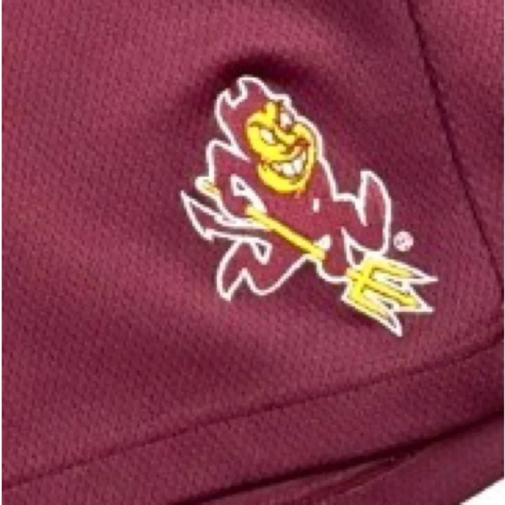 AdidasMen's Maroon Arizona State Sun Devils Drawstring Woven Training Shorts (L)